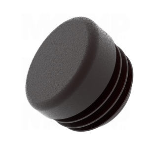 2 Bouchons Obturateurs Ailette PVC Pour Tube Rond 25mm M8 - Embouts De Protection
